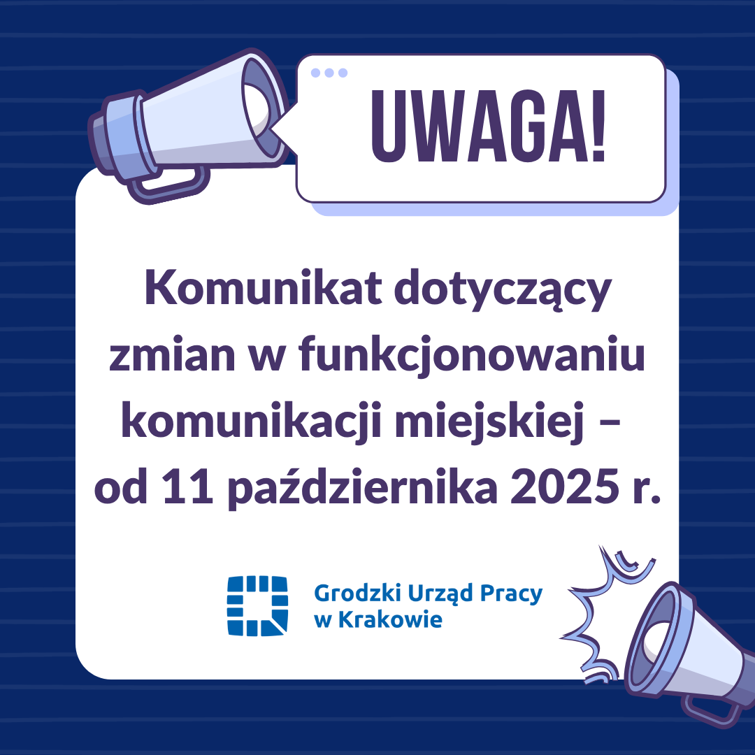 Zdjęcie artykułu Komunikat dotyczący zmian w funkcjonowaniu komunikacji miejskiej – od 11 października 2025 r.