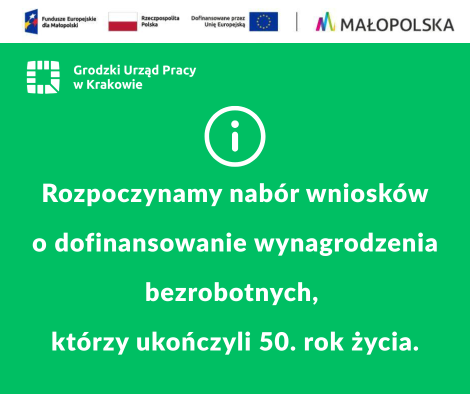 Nabory 50+ - informacja. Miniatura grafiki.