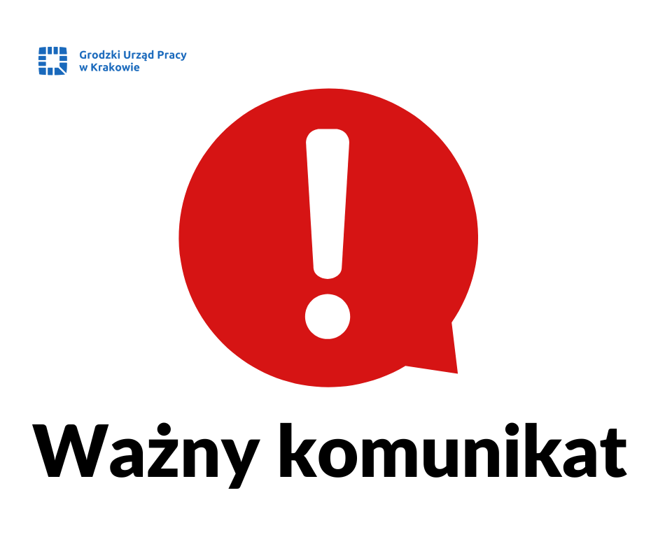 Baner ważny komunikat