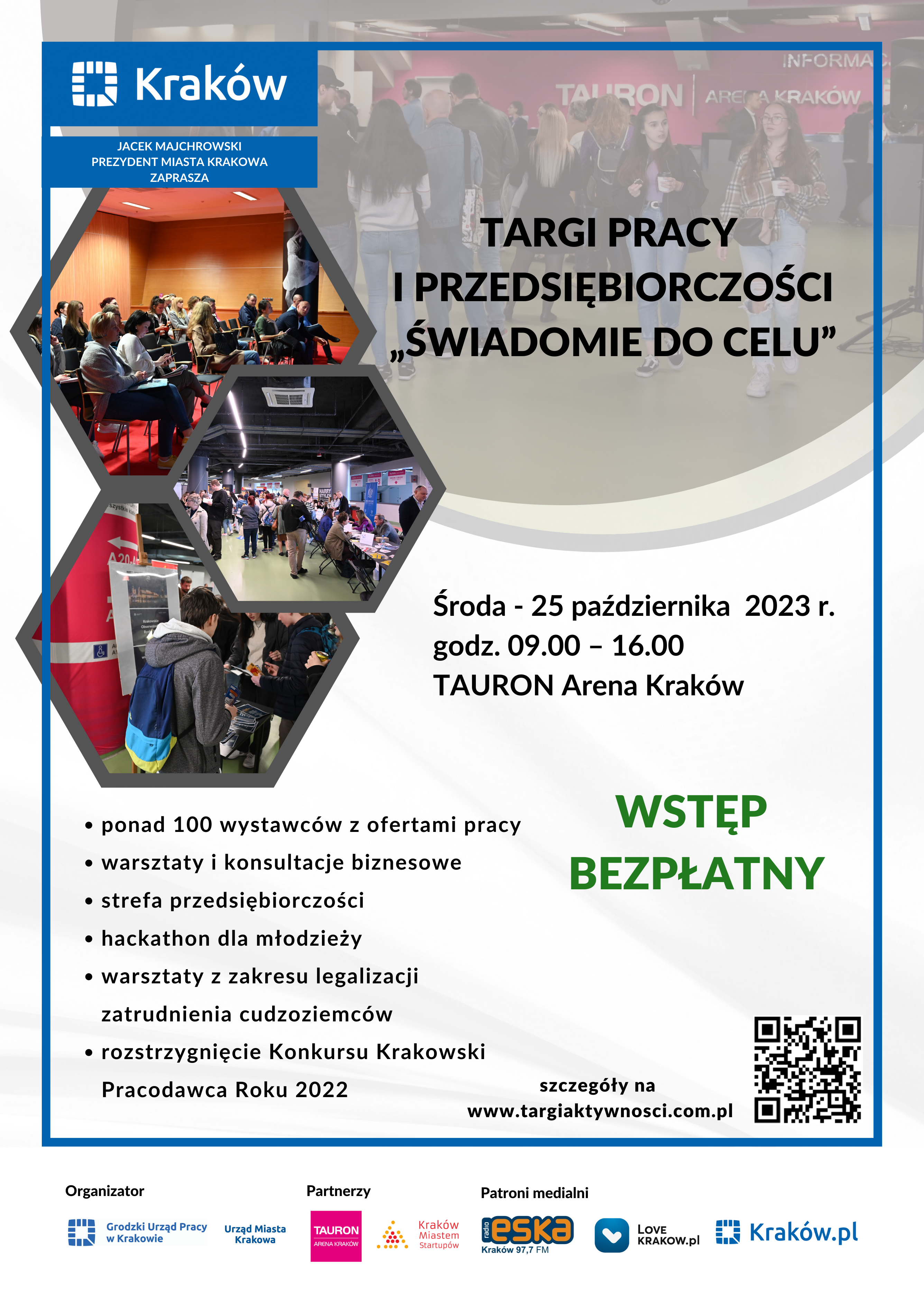 Plakat główny Targi Pracy 2023