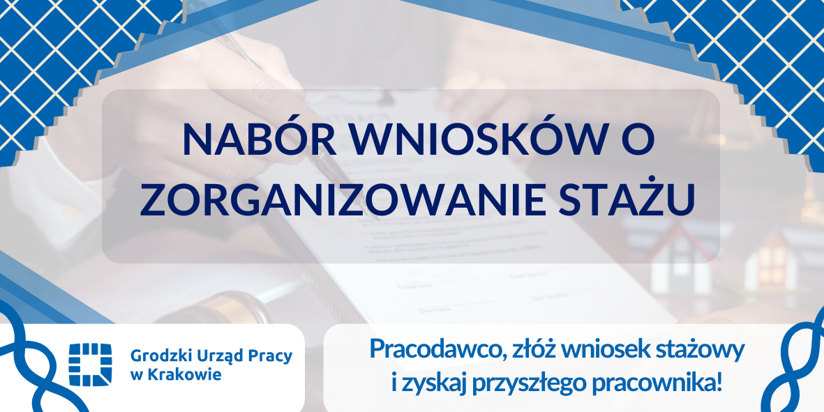 Staże nabór 2024 - baner