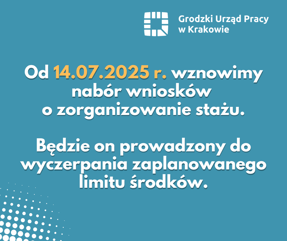 Zdjęcie artykułu Pracodawco, złóż wniosek stażowy i zyskaj przyszłego pracownika!
