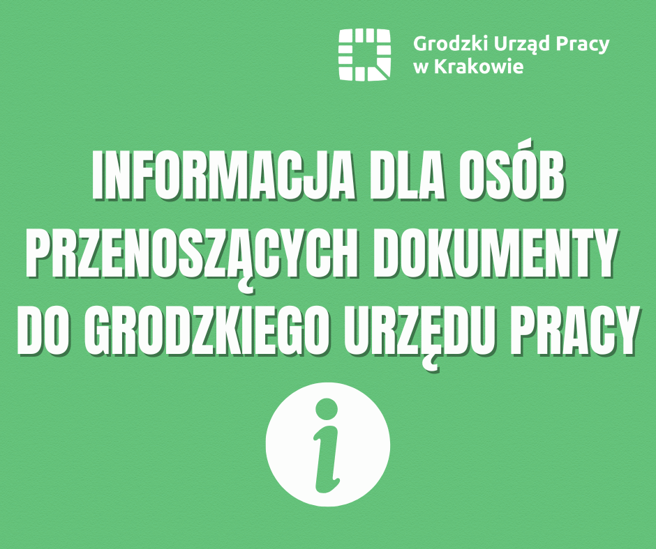 Zdjęcie artykułu Informacja dla osób przenoszących dokumenty do GUP