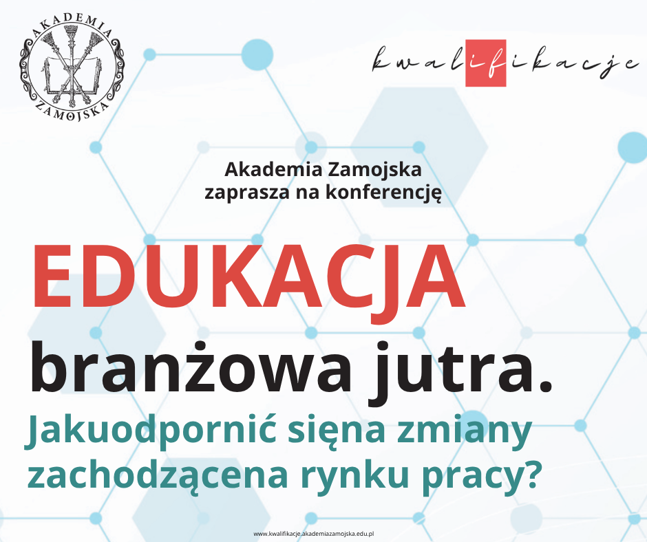Plakat edukacja branżowa konferencja