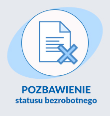 pozbawienie statusu bezrobotnego