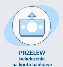 przelew świadczenia na konto