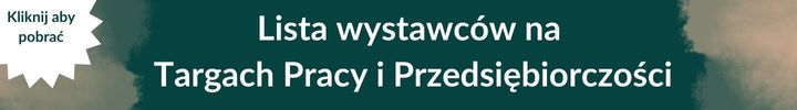 baner do listy wystawców na targach pracy