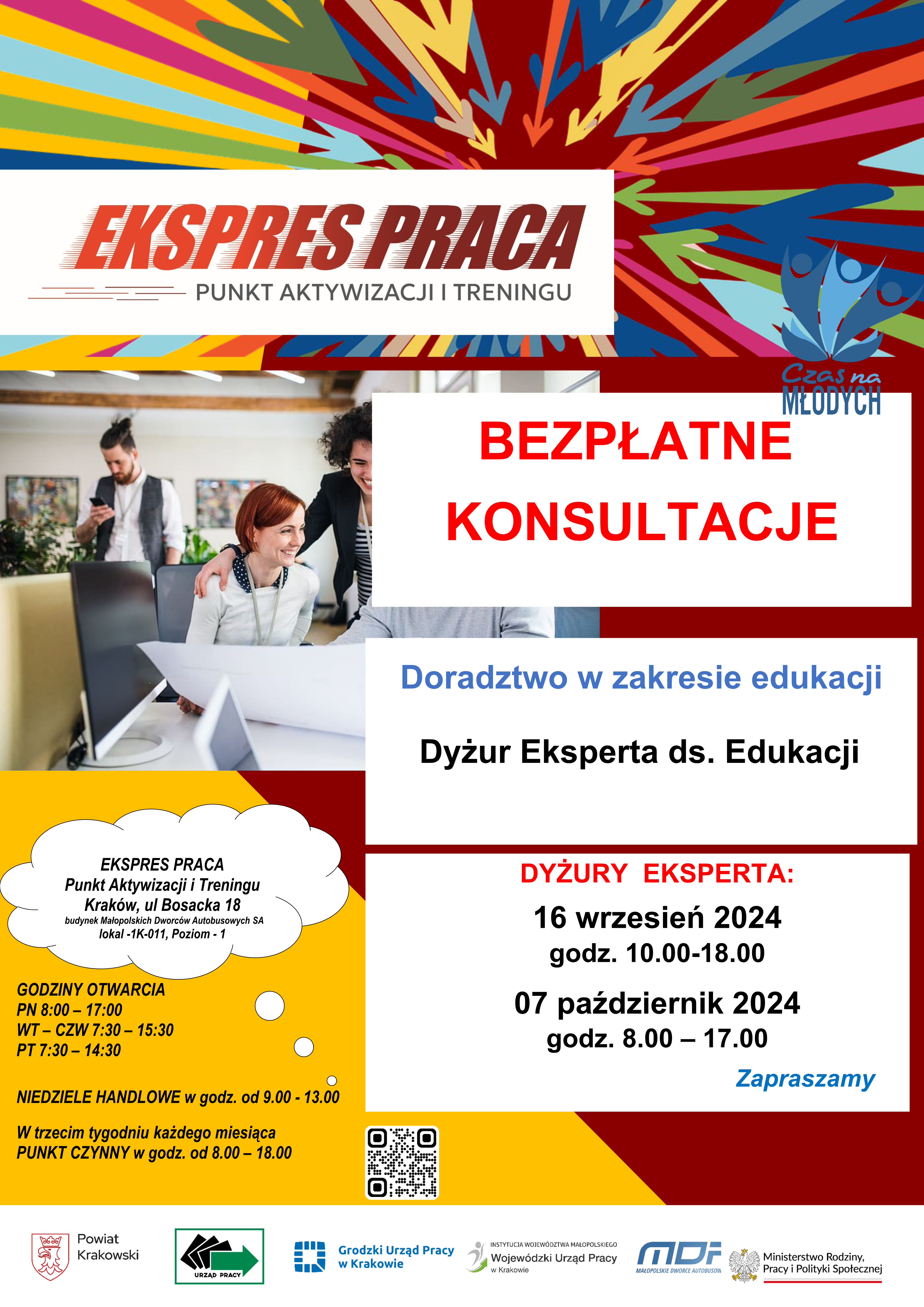 ekspres praca - plakaty promocyjne