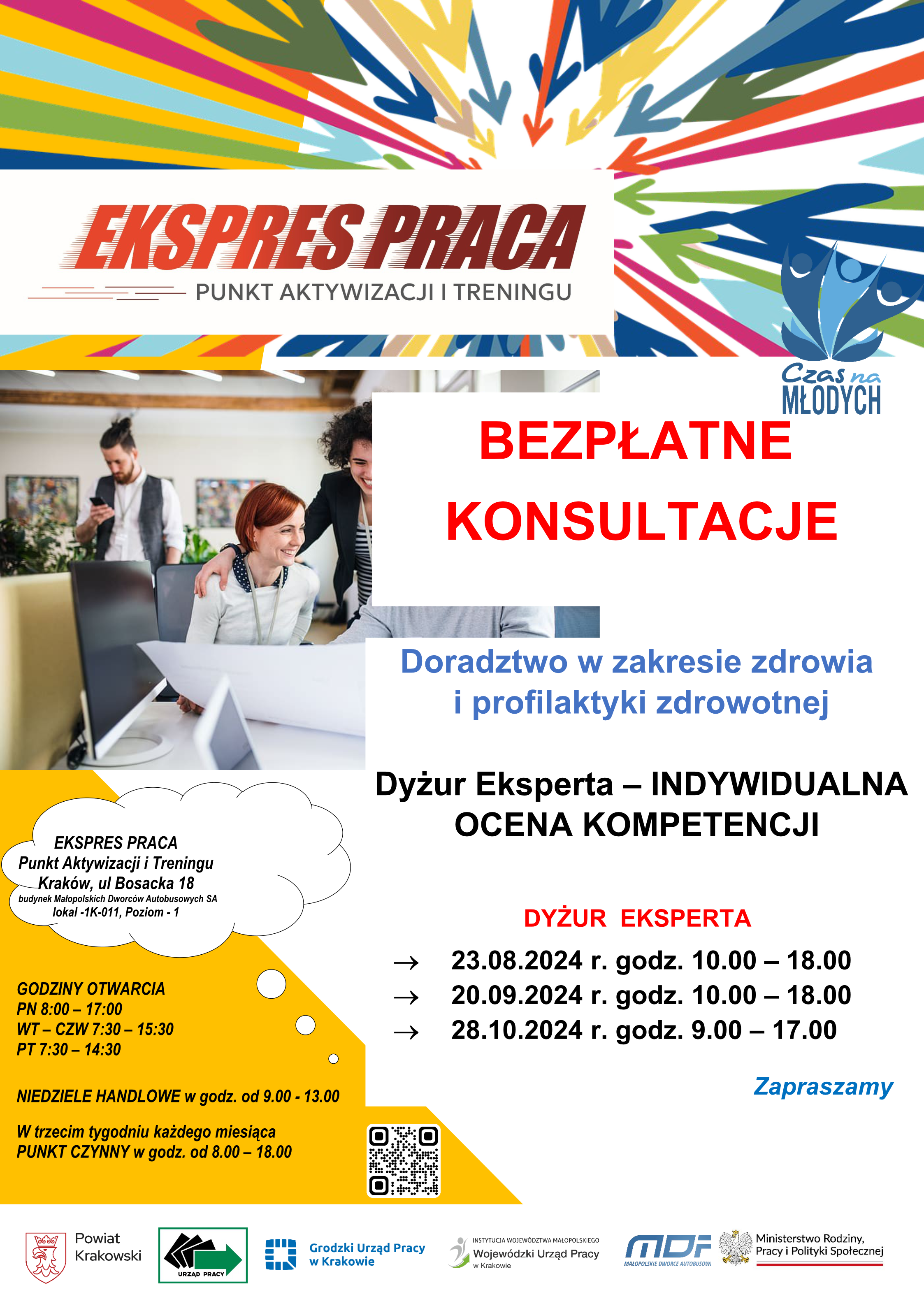ekspres praca - plakaty promocyjne