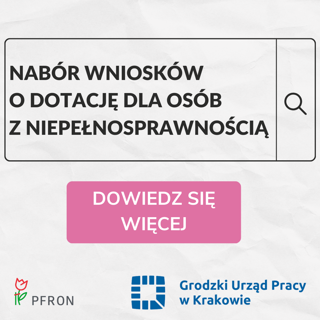 Zdjęcie artykułu Nabór wniosków o dotację dla osób z niepełnosprawnością