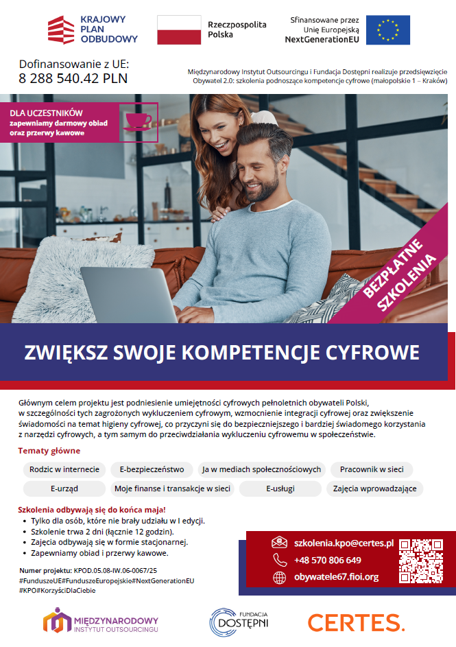 Plakat projektu obywatel 2.0