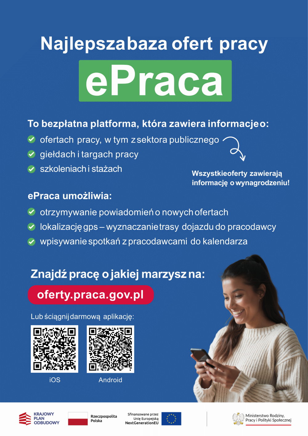 plakat informacyjny z epraca
