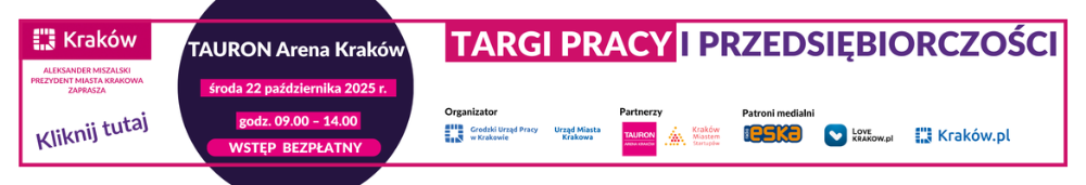 baner wydarzenia - targi pracy i przedsiębiorczości