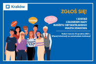 Obrazek dla: Ogłoszenie o naborze do Rady Budżetu Obywatelskiego miasta Krakowa