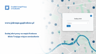 Obrazek dla: Poszukujesz pracy w swojej okolicy? Sprawdź oferty na mapie - jobmapa.gupkrakow.pl