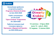 slider.alt.head Konsultacje społeczne Programu Otwarty Kraków na lata 2024-2028